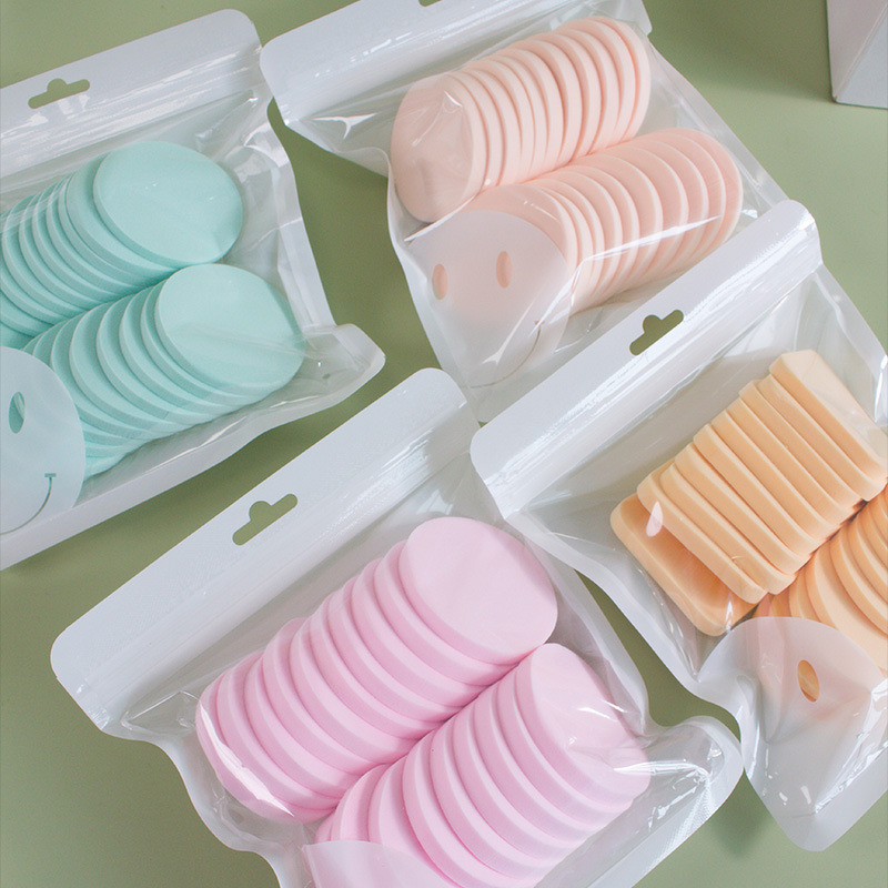 Makeup Sponge Manufacturer - 20 Pcs Wet and Dry Use Powder Puff Foundation Cosmetic Facial Soft for BB Cream