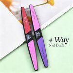 Nail File Manufacturer - New Design 4 Way Polishing Strip Double Side Emery Boards Smooth Buffer