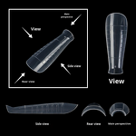 Nail Forms Manufacturer - 120pcs Crystal Glass Full Cover False Mold Quick Building Extension Tool