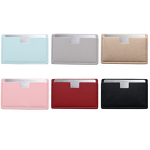 Makeup Mirror Manufacturer - DIY Card Style Anti-Fall Stainless Steel Portable Double Sided Lighting Creative Mini