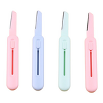Eyebrow Razor Manufacturer - Wholesale Sharp Compact Portable Anti-Scratch Plastic + Stainless Steel Retractable