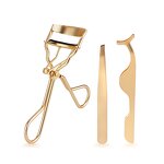 Lash Curler Kit Manufacturer - Private Label Stainless Steel Gift Box Rose Gold Applicator Tweezer Set