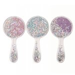 Cosmetic Mirror Manufacturer - Wholesale Square Diamond Rhinestone Bling Star Shaped Handheld Magnifying Double Sided
