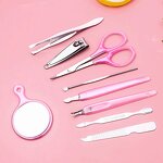 Manicure Set Manufacturer - Wholesale Gift 8PCS Apple Shape Wedding Souvenir Clipper Scissors Pusher