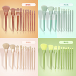 Makeup Brush Set Manufacturer - Candy Color 10-Piece for Beginners Soft Bristles Integrated Handle