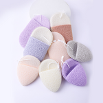 Facial Sponges Manufacturer - Reusable Natural Makeup Removal Soft Skin-Friendly Waterdrop/Heart Shapes for Face Body