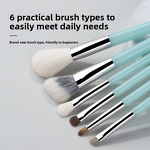 Makeup Brush Set Manufacturer - 6Pcs Concealer Brush Blush Loose Powder Eye Shadow Highlighter Foundation Beauty Tools