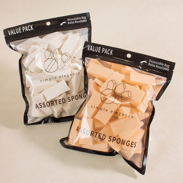 Powder Puff Manufacturer - 30pcs Beauty Trapezoid Triangle Small Latex Sponge Makeup Remover Portable