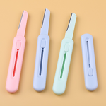 Eyebrow Razor Manufacturer - Wholesale Sharp Compact Portable Anti-Scratch Plastic + Stainless Steel Retractable