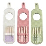 Eyebrows Tweezers Set Manufacturer - Custom Logo 4Pcs Pink Great Precision for Ingrown Hair Splinter Facial Removal