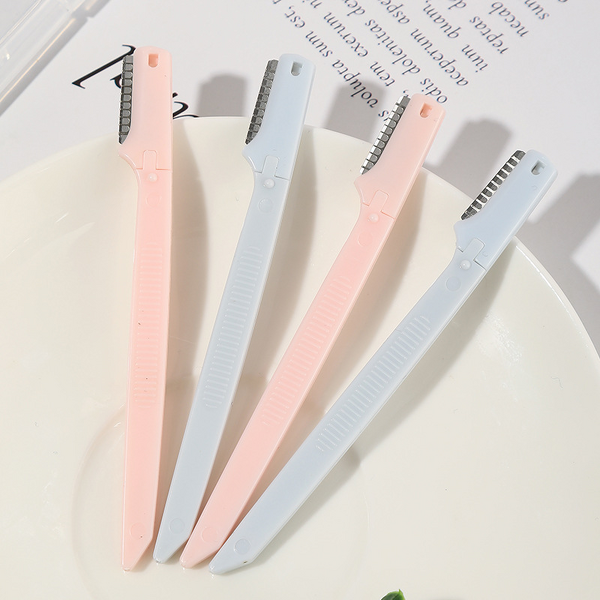 Eyebrow Razor Set Manufacturer - 2-Piece Beginner Mini Safety Shaving Anti-Scratch Trimming for Women PU+Stainless Steel