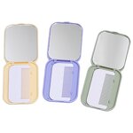 Comb Mirror Set Manufacturer - Candy Color Anti Static 2 in 1 Handheld Portable Folding Compact Pocket for Travel