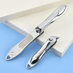 Nail Clippers Set Manufacturer - Wholesale High-End Carbon Steel with Nail File Flat & Slanted Blade Tips