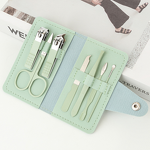 Nail Clipper Set Manufacturer - 7-Piece Carbon Steel with Foldable Bag Home Beauty Kit Manicure Tools Gift