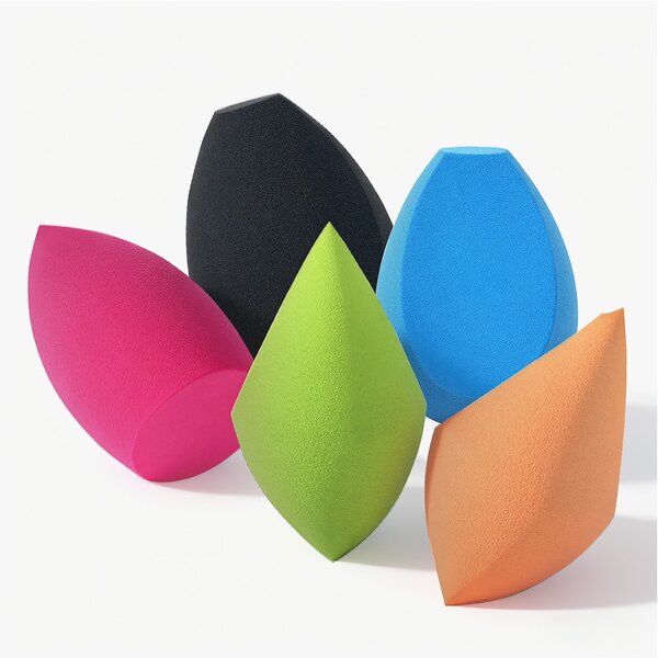 Makeup Blender Manufacturer - Esponja De Maquiagem Pore Soft Bevel Slanted Flat Side 2 Cut Foundation