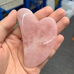 Gua Sha Board Manufacturer - Health Goods Neck Back Full Body Rose Quartz Private Label Facial Scraping Massage Tools
