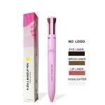 Makeup Pen Manufacturer - Beauty Versatile 4-in-1 Multicolor Eyebrow Eyeliner Highlight Lip Liner Pen