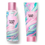 Body Lotion Gift Set Manufacturer - Body Fragrance 2pcs Plastic Bottle Spray Customized Floral Body Mist Female