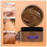 Face Body Scrub Manufacturer - Scrubs Manufacturers Private Label Organic Vegan Exfoilating Skin Care Whitening Lemon Turmeric Vitami