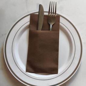 Guest Towel Manufacturer - Hot Selling Customized Disposable Rectangular Folded Linen Like Airlaid Paper Serviettes