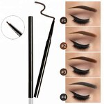 Eyebrow Pencil Manufacturer - Hot Selling Augenbrauenstift 3 in 1 with Spoolie Waterproof Microblading Pen