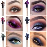 Eyeshadow Stick Manufacturer - New Design Cream to Powder Shimmer Glitter Pencil Vegan Long Lasting Eyeshadow Pencil