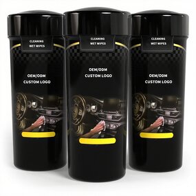Car Wet Wipes Manufacturer - OEM Custom Logo Portable Interior Cleaning Nonwoven Wipes Manufacturer