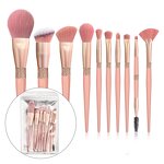 Makeup Brush Set Manufacturer - Private logo 10pcs Premium Vegan Glitter Diamond Makeup Brush Sets