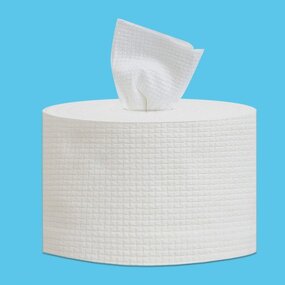 Rolled Cotton Towel Manufacturer - 80 Count 100% Cotton Disposable Facial Towel Roll Good Quality