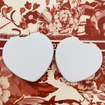 Compact Makeup Mirror Manufacturer - Custom Folding Pu Leather Portable Magnifying Double Sides White Mini Pocket Mirror