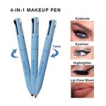 4-In-1 Makeup Pen Manufacturer - Custom Wholesale Private Label Creamy Vegan Waterproof Eyeliner Eyebrow Lipliner Highlighter