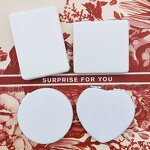 Compact Makeup Mirror Manufacturer - Custom Folding Pu Leather Portable Magnifying Double Sides White Mini Pocket Mirror