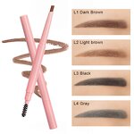 Eyebrow Pencil Manufacturer - Wholesale Crayon a Sourcil Waterproof Private Label Custom Brow Pencil