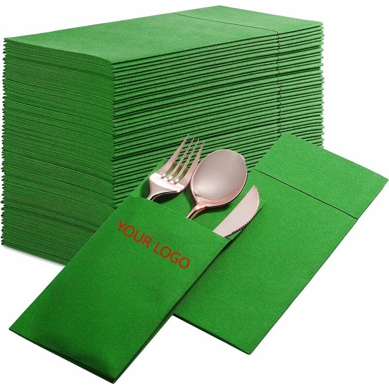 Airlaid Napkins Manufacturer - Hot Sales Custom 100% Virgin Wood Pulp Bar Luxury Colored Disposable Napkin