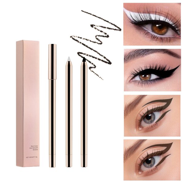 Eyeliner Pencil Manufacturer - High Pigment Waterproof 4 Colors Long Lasting Gel Eye Liner Pen