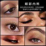 Glitter Eyeshadow Manufacturer - Hot Sale 14 Colors High Pigment Single Private Label Eyeshadow Powder Base Cosmetics