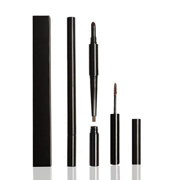 Eyebrow Pencil Manufacturer - Hot Selling Augenbrauenstift 3 in 1 with Spoolie Waterproof Microblading Pen