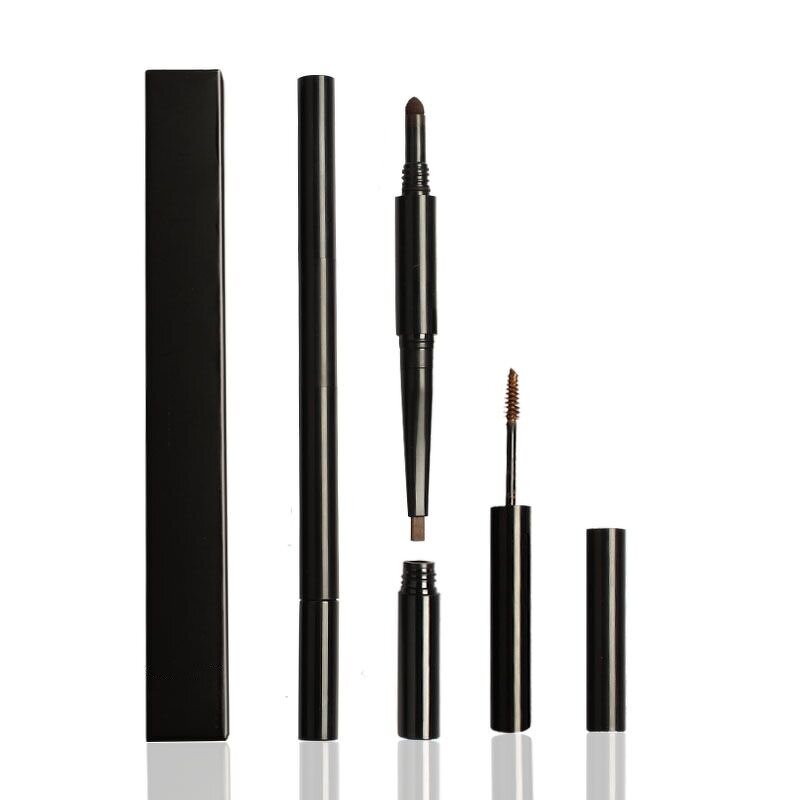 Eyebrow Pencil Manufacturer - Hot Selling Augenbrauenstift 3 in 1 with Spoolie Waterproof Microblading Pen