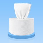 Rolled Cotton Towel Manufacturer - 80 Count 100% Cotton Disposable Facial Towel Roll Good Quality