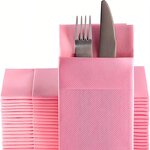 Guest Towels Manufacturer - 1/6 Fold Disposable Linen-feel Soft Paper Napkin Party White Wedding Airlaid Towel