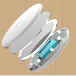 Led Light Cosmetic Mirror Manufacturer - Foldable Smart Touch Screen Rechargeable Portable Travel Mini Custom Round Logo Mirror