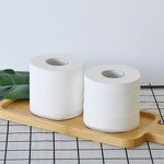 Toilet Tissue Roll Manufacturer - Wholesale Custom Logo Bathroom Core 2 Paper Roll 3 Ply Toilet Tissue