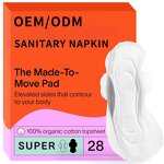 Sanitary Towels Manufacturer - Disposable Organic Cotton Pad for Women Personal Care