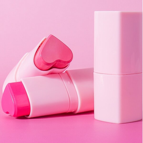 Cream Blush Stick Manufacturer - Customize Creamy Makeup Cheeks Personalized Face Tint Blusher with Logo Long Lasting Vegan Heart Shaped