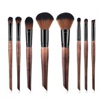 Makeup Brush Set Manufacturer - 8 Pcs Hot Selling Natural Hair Best Quality Professional Cosmetic Unique Private Label Brush