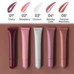 Lip Tint Manufacturer - New Arrival Peptide Custom Label Squeeze Tube Jelly Lip Balm