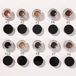 Eyebrow Pomade Manufacturer - Hot Selling Sourcil Dip Brow with Brush Long Lasting 10 Colors Eyebrow Pomade