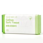 Facial Cleansing Tissue Manufacturer - Wholesale Factory Sale Skinfriendly Beauty Wrap Cotton Facial Tissue