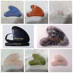 Gua Sha Board Manufacturer - Health Goods Neck Back Full Body Rose Quartz Private Label Facial Scraping Massage Tools