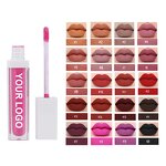 Liquid Lipstick Manufacturer - Hot Sale Custom Logo Vegan Cruelty Free Nude Private Label Non-stick Matte Lipstick
